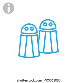 Salt and pepper, web icon