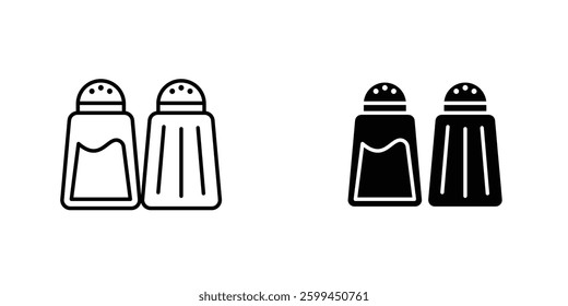 Salt peppericons for ui. vector illustration