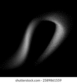 Salt powder splash. Explosion of salt, sugar, flour or snow isolated on black background. White grain wave. Vector illustration.