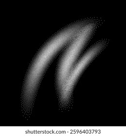 Salt powder splash. Explosion of salt, sugar, flour or snow isolated on black background. White grain wave. Vector illustration.