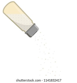 Salt powder vector. free space for text. wallpaper. background.