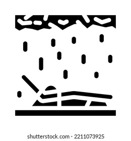 salt room glyph icon vector. salt room sign. isolated symbol illustration