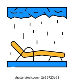 salt room line icon vector. salt room sign. isolated symbol illustration