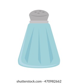 salt shaker bottle sodium food ingredient salty vector illustration 