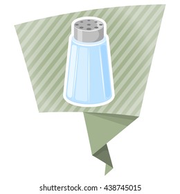 Salt shaker cartoon icon