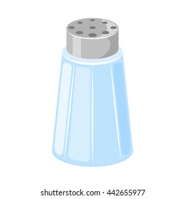 Salt shaker cartoon icon. Vector illustration in cartoon style