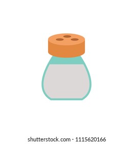 salt shaker colored illustration. Element of colored food icon for mobile concept and web apps. Detailed salt shaker icon can be used for web and mobile on white background