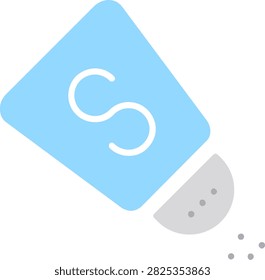 Salt Shaker Flat Icon Vector Design