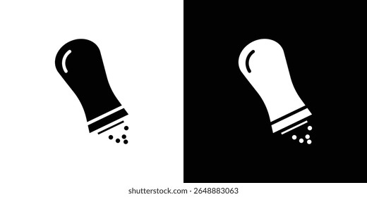 Salt shaker icon of a flat style vector