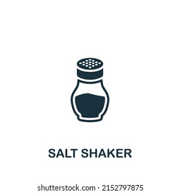 Salt Shaker icon. Monochrome simple Cooking icon for templates, web design and infographics