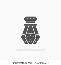 Salt Shaker icon. Solid or Glyph style. Vector illustration. Enjoy this icon for your project.