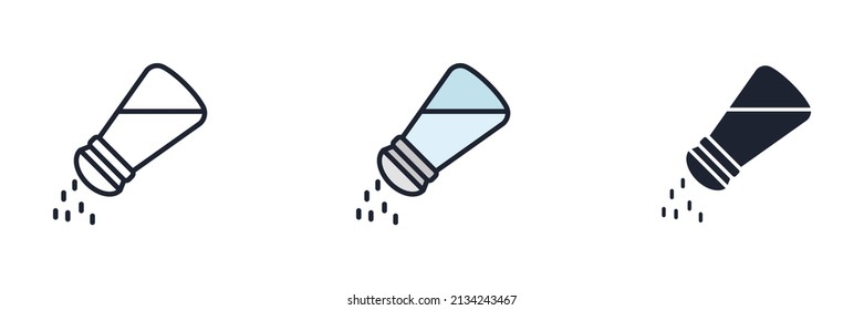 salt shaker icon symbol template for graphic and web design collection logo vector illustration