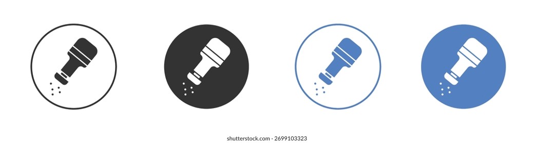 Salt shaker icon vector. Logo Template illustration design