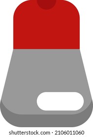 Salt shaker, illustration, vector on a white background.