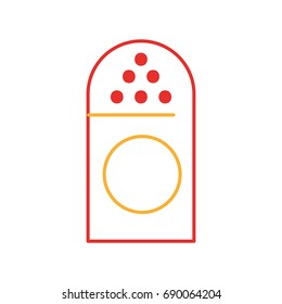 salt shaker isolated icon