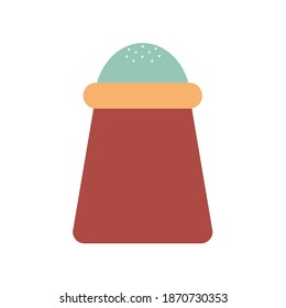 salt shaker on a white background vector illustration design