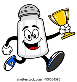 Salt Shaker Running with a Trophy