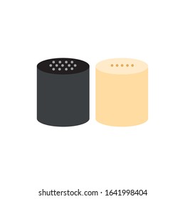 salt shaker table accessory icon vector illustration design