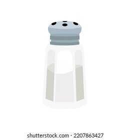 Salt shaker vector emoji illustration symbol food
