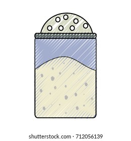 salt shaker  vector illustration
