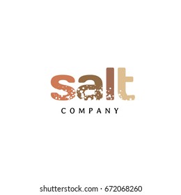 Salt Texture Word Logo