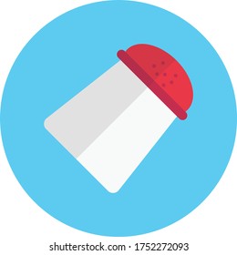 icono de color plano del vector de sal 