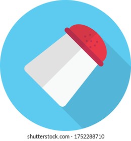salt vector flat color icon 