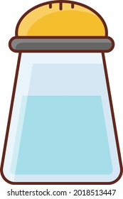 salt vector flat color icon