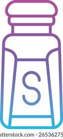 Ícone do vetor de sal. Pode ser usado para impressão, aplicativos móveis e da Web.