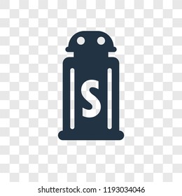 Salt vector icon isolated on transparent background, Salt transparency logo concept