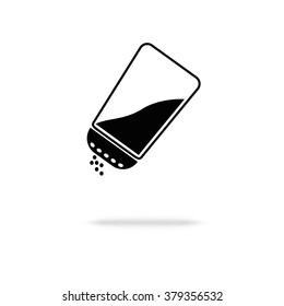 salt vector icon isolated on  white background