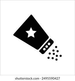 salt vector icon line template