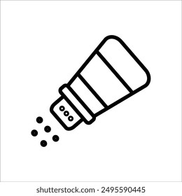 salt vector icon line template