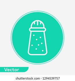 Salt vector icon sign symbol