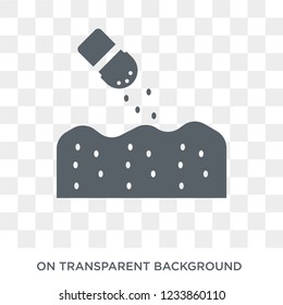 salt water icon. Trendy flat vector salt water icon on transparent background from Nautical collection. 