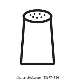 Salt, white, food icon vector image. Can also be used for food iconset. Suitable for use on web apps, mobile apps and print media.