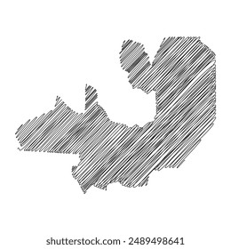 Salta Argentina provinces thread map line vector illustration