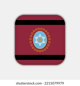 Salta Flag. Argentina Provinces. Vector Illustration.