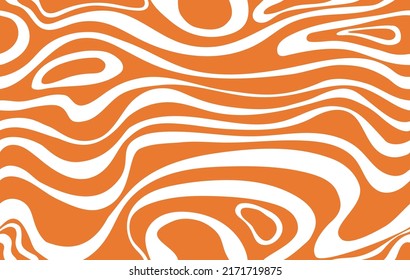 Salted Caramel Seamless. Pattern Swirl Liquid Toffee, Zebra Bg Twirl Splash Syrup Wavy Candy Sauce Layered Caramele Chocolate Dessert Food Flavor Texture, Neat Vector Illustration. Flow Seamless Twirl