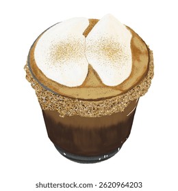 Salti Caramel Latte Einspanner Vienna Coffee Beverage Dessert