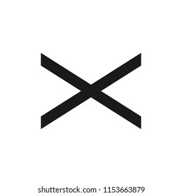Saltire Cross icon