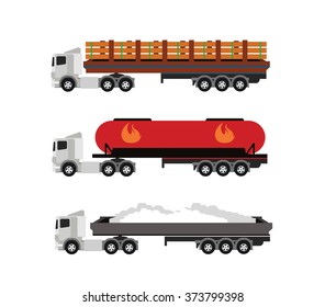 Salt,Oil,Wood Transport Truck