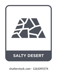 salty desert icon vector on white background., salty desert simple element illustration