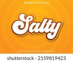 salty editable template with bold style use for business logo and brand