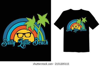 Salty Little Beach t shirt