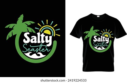 Salty Seaster t-shirt Design, shirt. svg