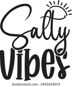 Salty vibes , summer design