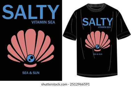 SALTY VITAMIN SEA T DHIRT DESIGN BAST DESIGN 2024