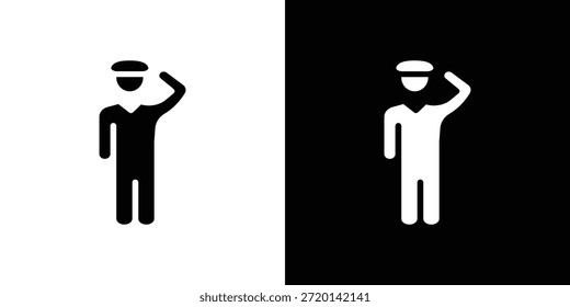 Salute icon set Vector Design for mobile concept and web design.