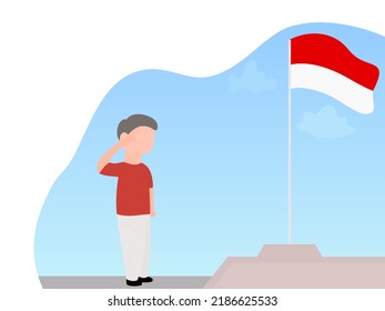 salute the red and white flag